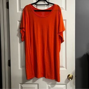Torrid T-Shirt Plus Size 6X orange